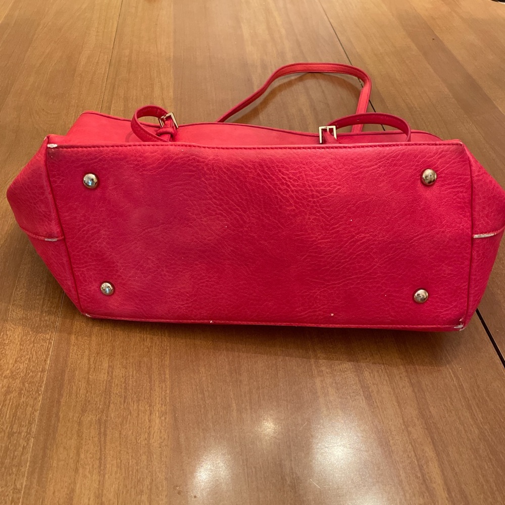 Pinkish Red Women's Tote Bag - Picture 4 of 6